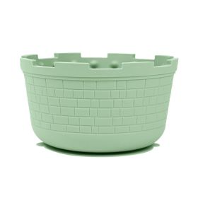 Anti-choking Pet Slow Licking Bowl With Suction Cup (Color: Green, Type: Pet Bowl)