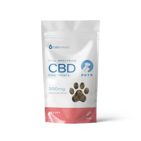 CBD Dog Treats - Full Spectrum CBD for Relief (Bacon) (Dosages: 300mg)